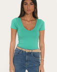 T-SHIRT - MATHILDA - EMERAUDE TEE SHIRT KOOKAI Mode Kookai