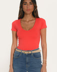 T-SHIRT - MATHILDA - HIBISCUS TEE SHIRT KOOKAI Mode Kookai