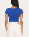 T-SHIRT - MATHILDA - INDIGO TEE SHIRT KOOKAI Mode Kookai