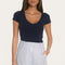 T-SHIRT - MATHILDA - ÉCRU TEE SHIRT KOOKAI Mode Kookai