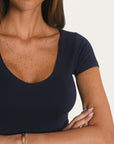 T-SHIRT - MATHILDA - NAVY TEE SHIRT KOOKAI Mode Kookai