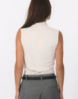 T-SHIRT SANS MANCHE - BASSA - CREME TEE SHIRT NEW KOOKAI Mode Kookai
