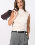 T-SHIRT SANS MANCHE - BASSA - CREME TEE SHIRT NEW KOOKAI Mode Kookai
