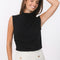 T-SHIRT SANS MANCHE - BASSA - NOIR TEE SHIRT NEW KOOKAI Mode Kookai