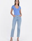 T-SHIRT V ARRONDI MATHILDA BLUE TEE SHIRT KOOKAI Mode Kookai