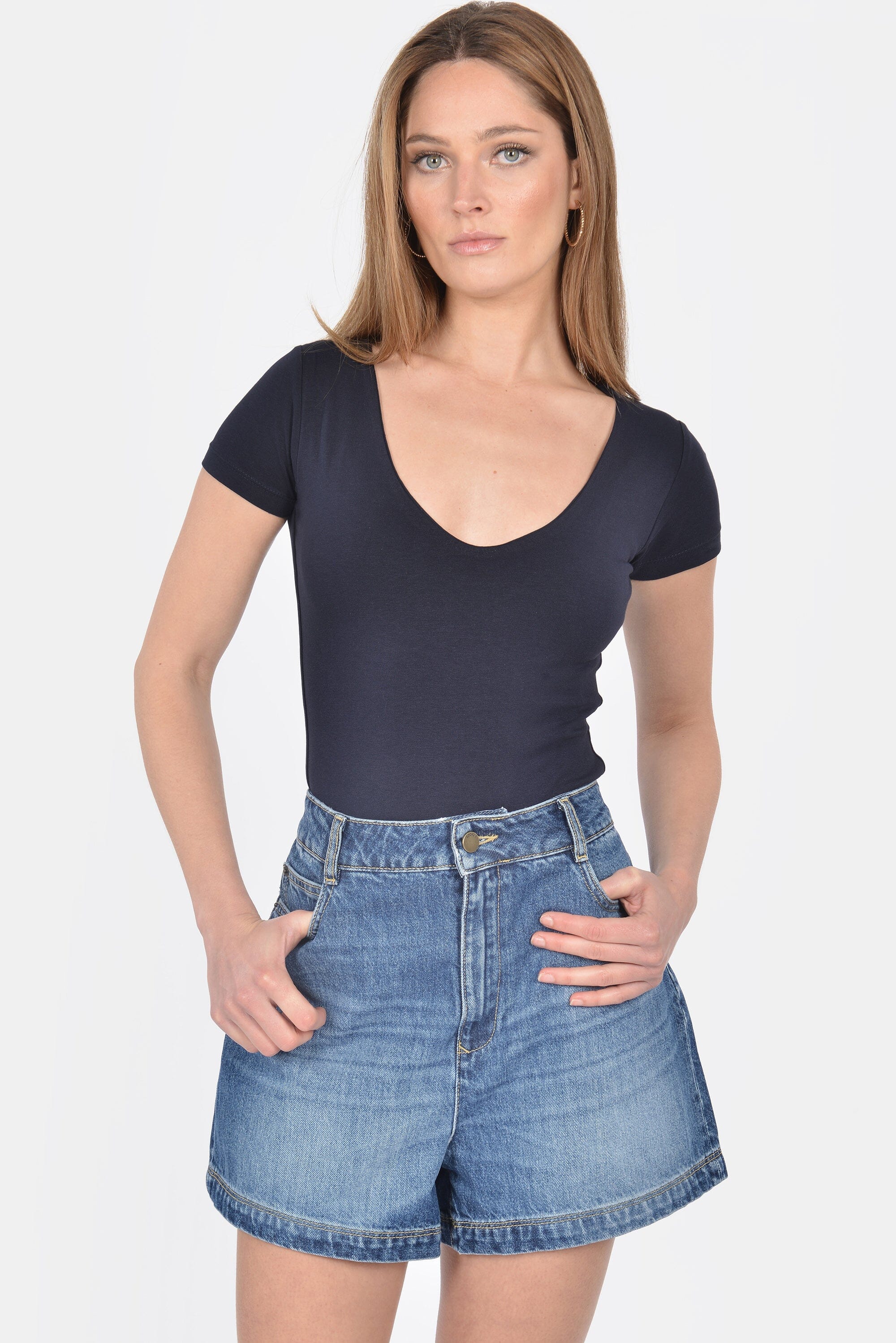 T-SHIRT V ARRONDI MATHILDA MARINE TEE SHIRT KOOKAI Mode Kookai