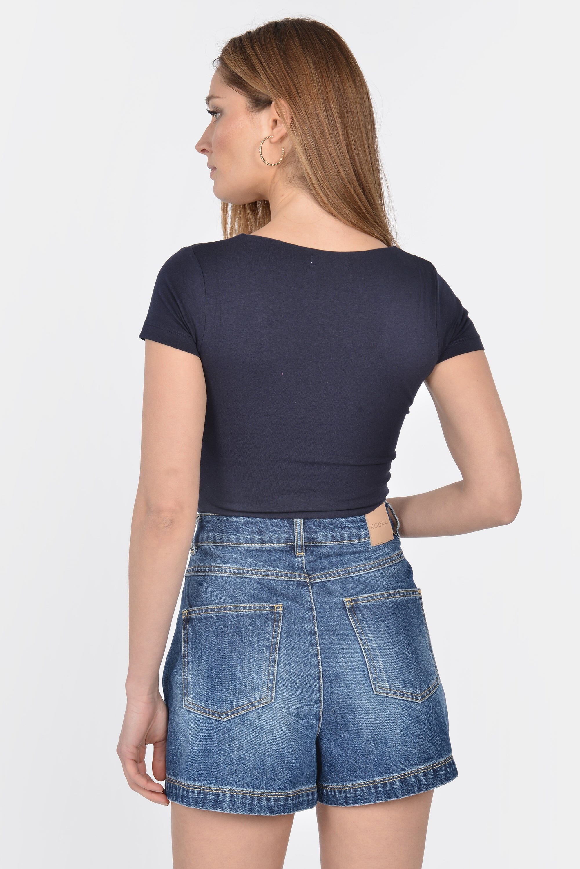 T-SHIRT V ARRONDI MATHILDA MARINE TEE SHIRT KOOKAI Mode Kookai