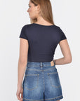T-SHIRT V ARRONDI MATHILDA MARINE TEE SHIRT KOOKAI Mode Kookai