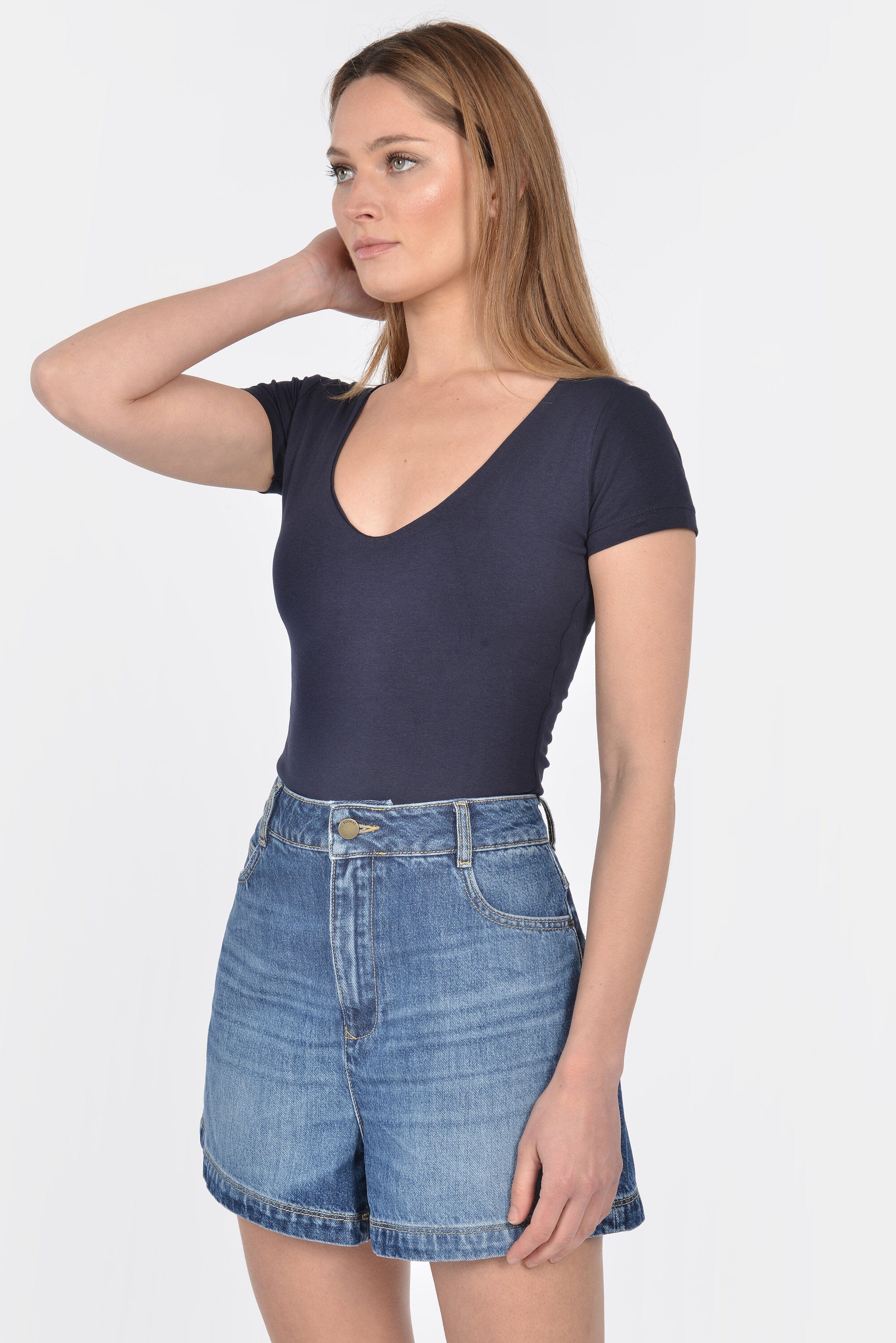 T-SHIRT V ARRONDI MATHILDA MARINE TEE SHIRT KOOKAI Mode Kookai