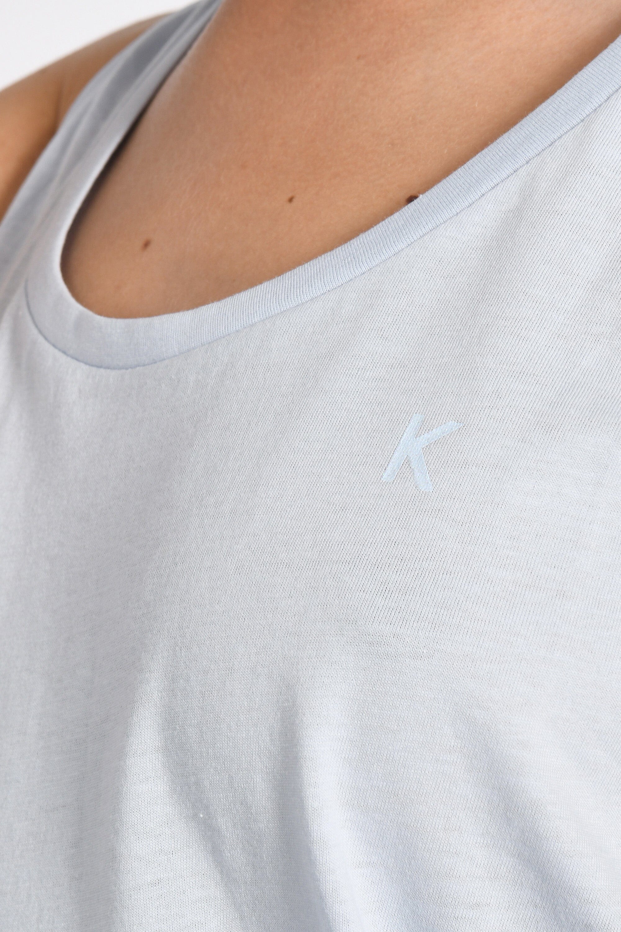 TANK TOP "K" MIA PRINCESS BLUE TEE SHIRT KOOKAI Mode Kookai