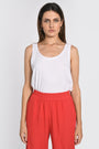 TANK TOP "K" MIA WHITE TEE SHIRT KOOKAI Mode Kookai