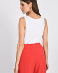 TANK TOP "K" MIA WHITE TEE SHIRT KOOKAI Mode Kookai
