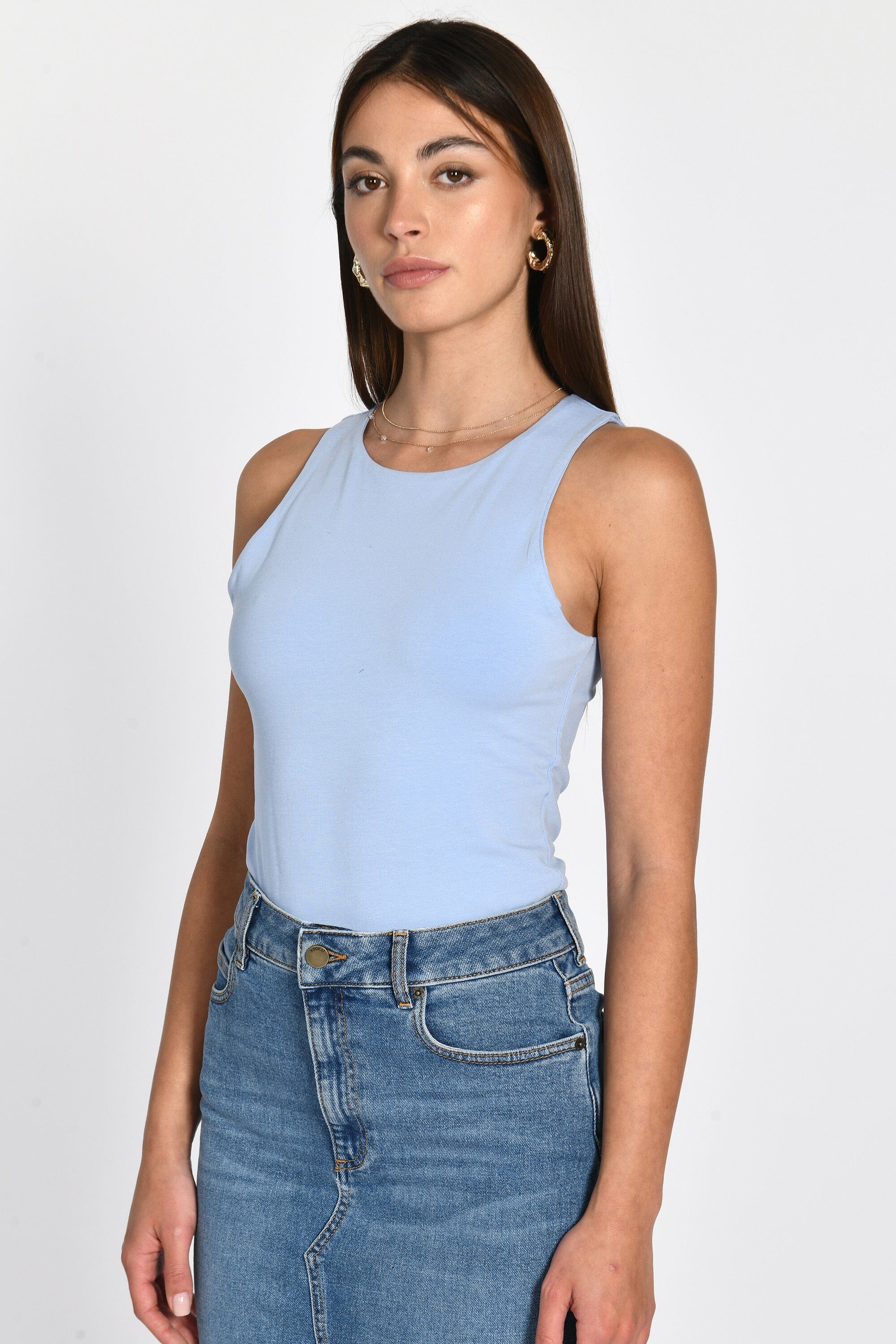 TEE DEBARDEUR JULIETTE CIEL TEE SHIRT KOOKAI Mode Kookai