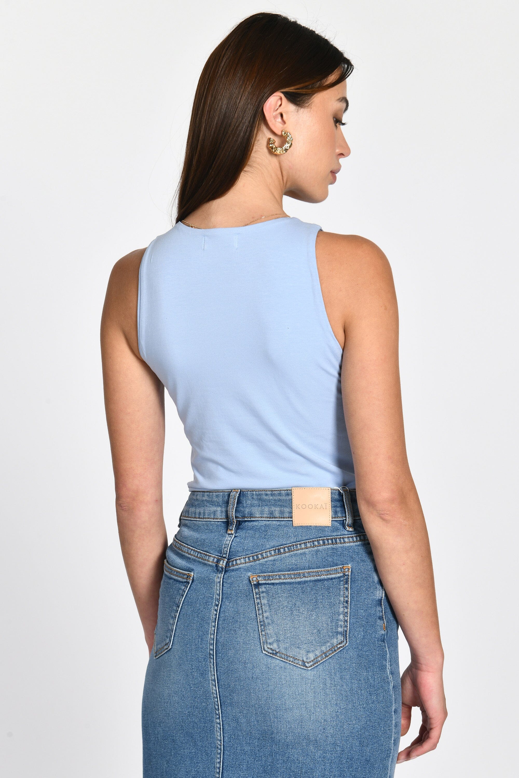 TEE DEBARDEUR JULIETTE CIEL TEE SHIRT KOOKAI Mode Kookai