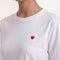 TEE-SHIRT 100% COTON - COEUR - JAUNE TEE SHIRT NEW KOOKAI Mode Kookai