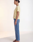 TEE-SHIRT 100% COTON - COEUR - JAUNE TEE SHIRT NEW KOOKAI Mode Kookai