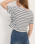 TEE-SHIRT - ANDI - ÉCRU/NAVY TEE SHIRT KOOKAI Mode Kookai