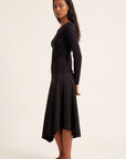 TEE-SHIRT ASYMETRIQUE - CLAREN - NOIR TEE SHIRT NEW KOOKAI Mode Kookai