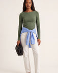 TEE-SHIRT ASYMETRIQUE - CLAREN - THYM TEE SHIRT NEW KOOKAI Mode Kookai