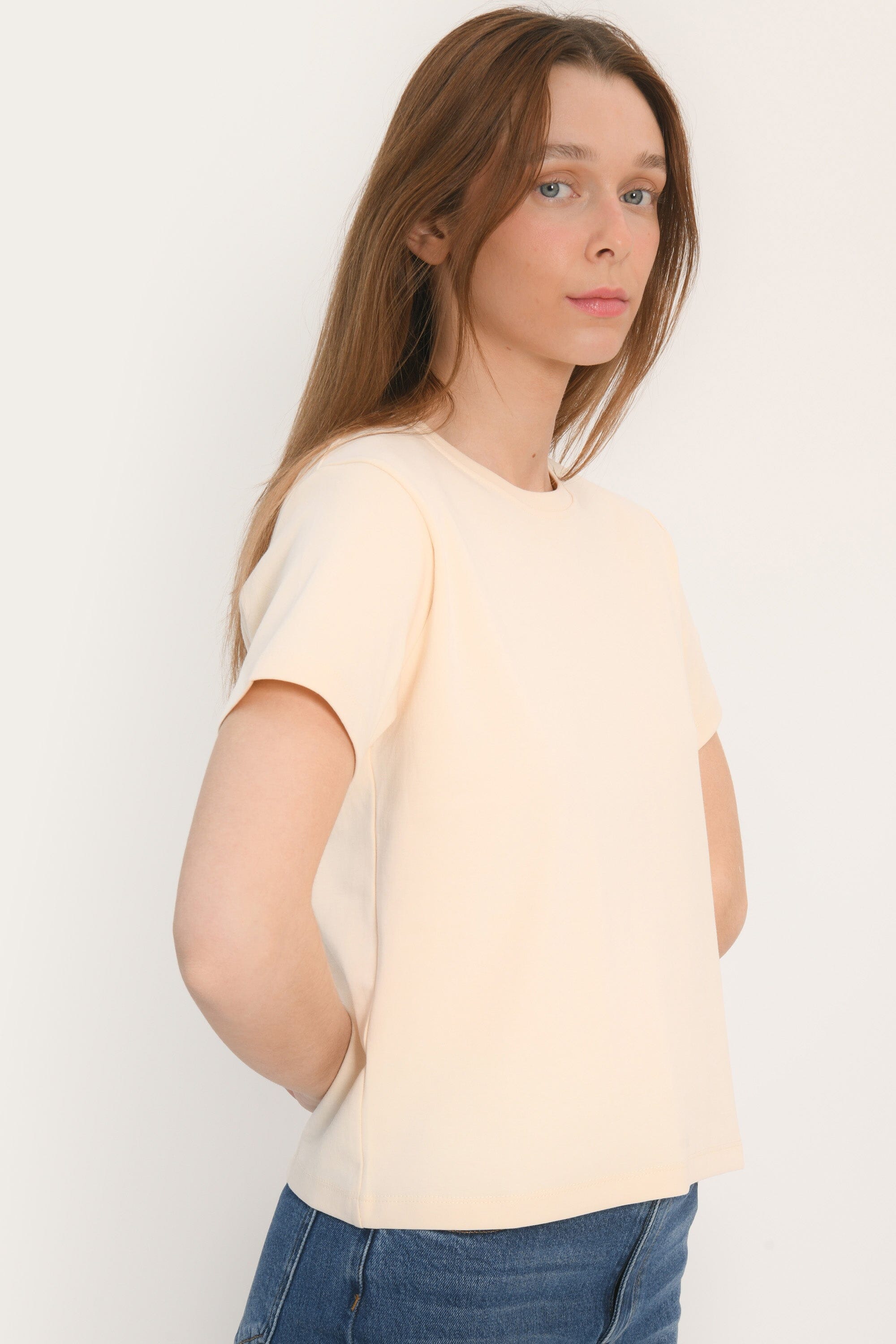 TEE SHIRT BOUTONS - AMBRE - CREME TEE SHIRT KOOKAI Mode Kookai