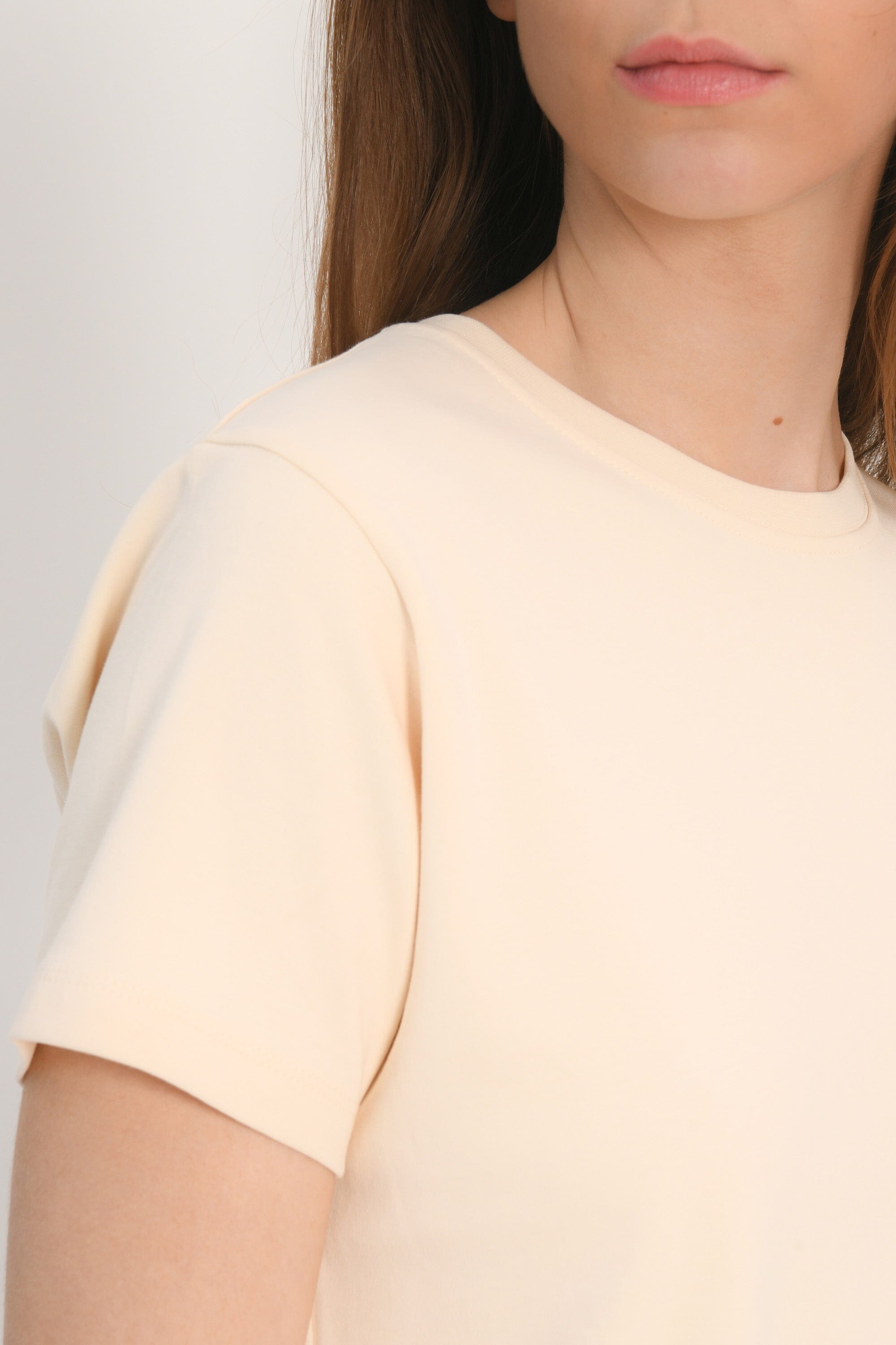 TEE SHIRT BOUTONS - AMBRE - CREME TEE SHIRT KOOKAI Mode Kookai