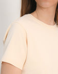 TEE SHIRT BOUTONS - AMBRE - CREME TEE SHIRT KOOKAI Mode Kookai