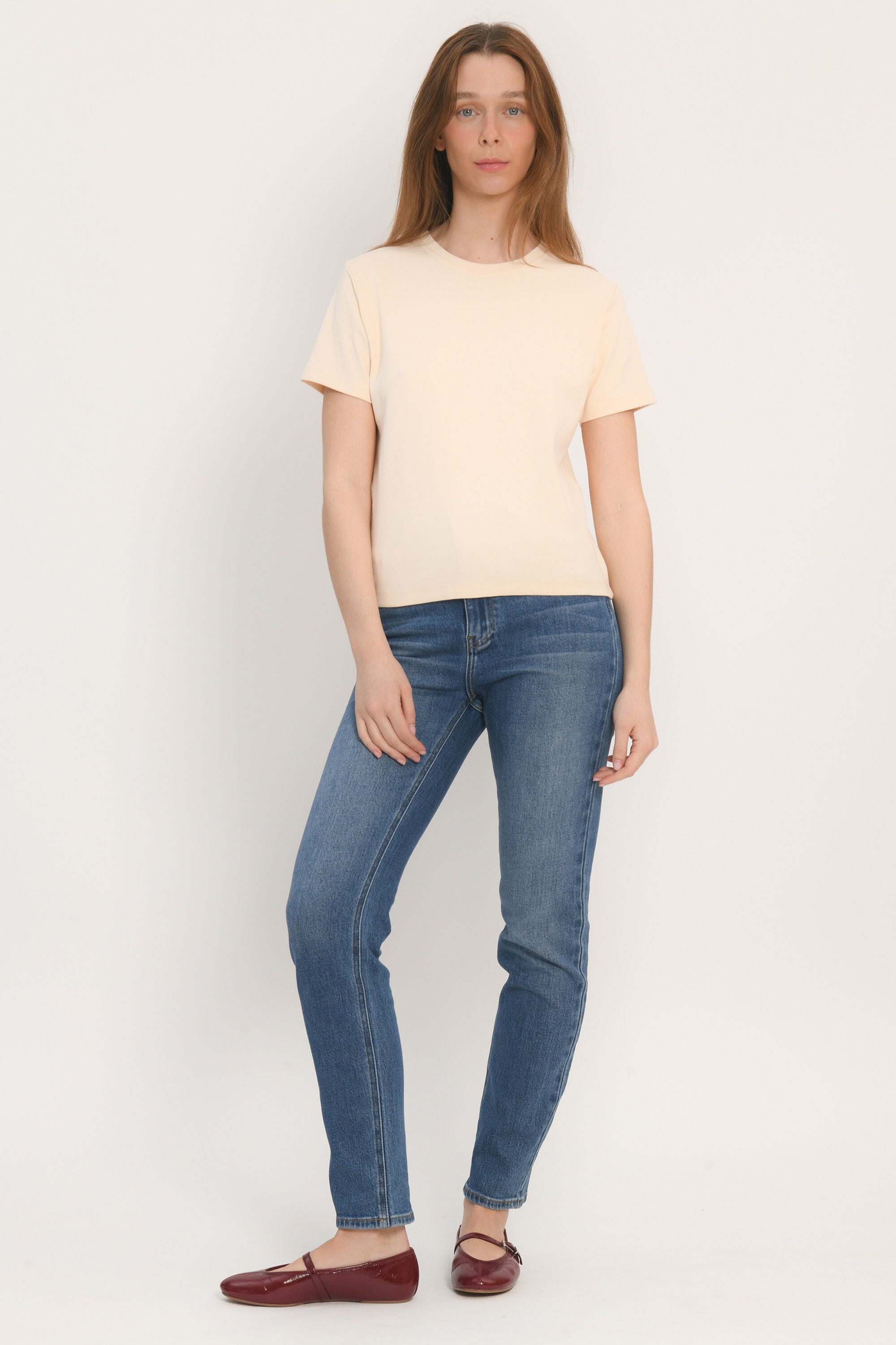 TEE SHIRT BOUTONS - AMBRE - CREME TEE SHIRT KOOKAI Mode Kookai