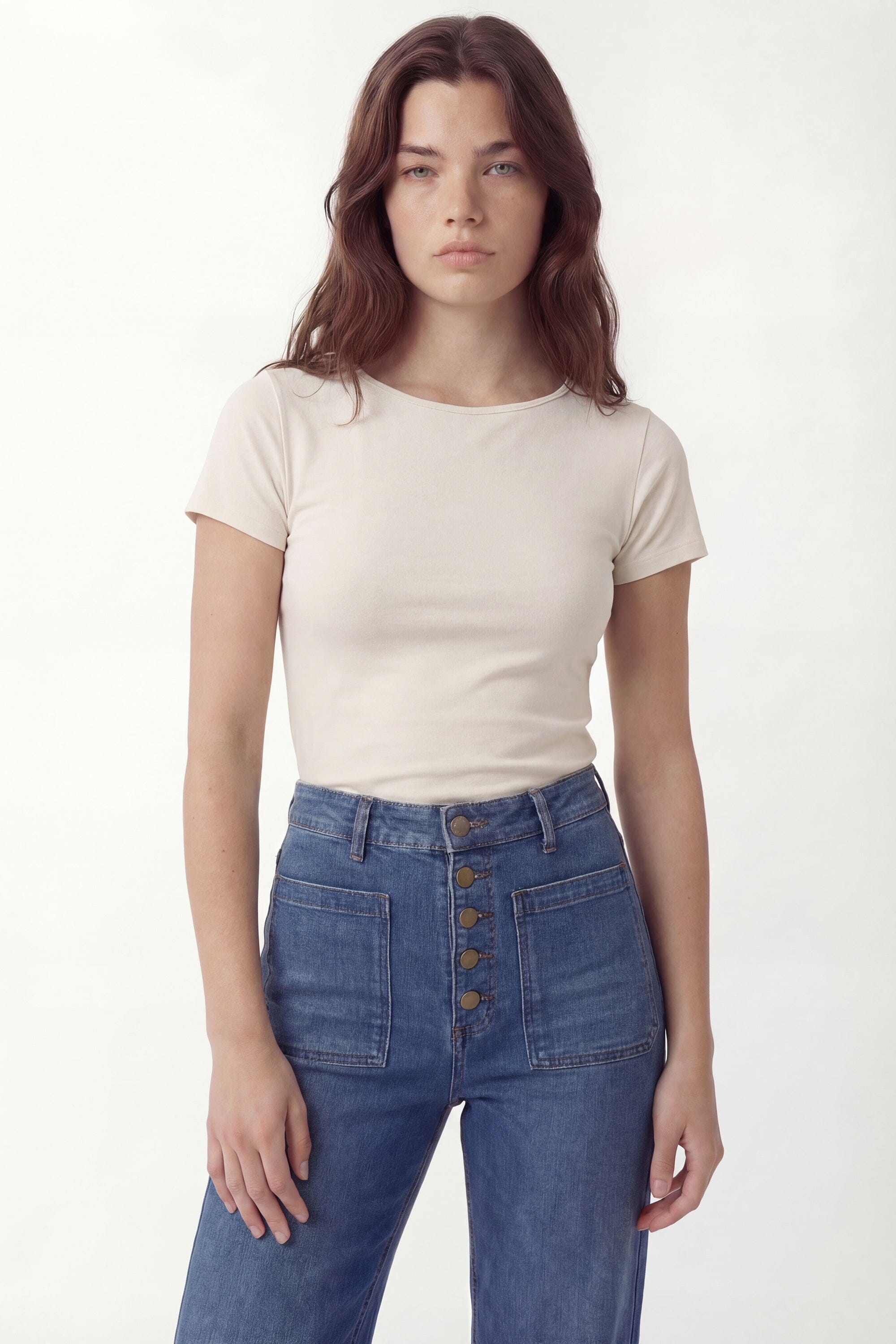 TEE SHIRT - CAPRICE - ECRU TEE SHIRT NEW KOOKAI Mode Kookai