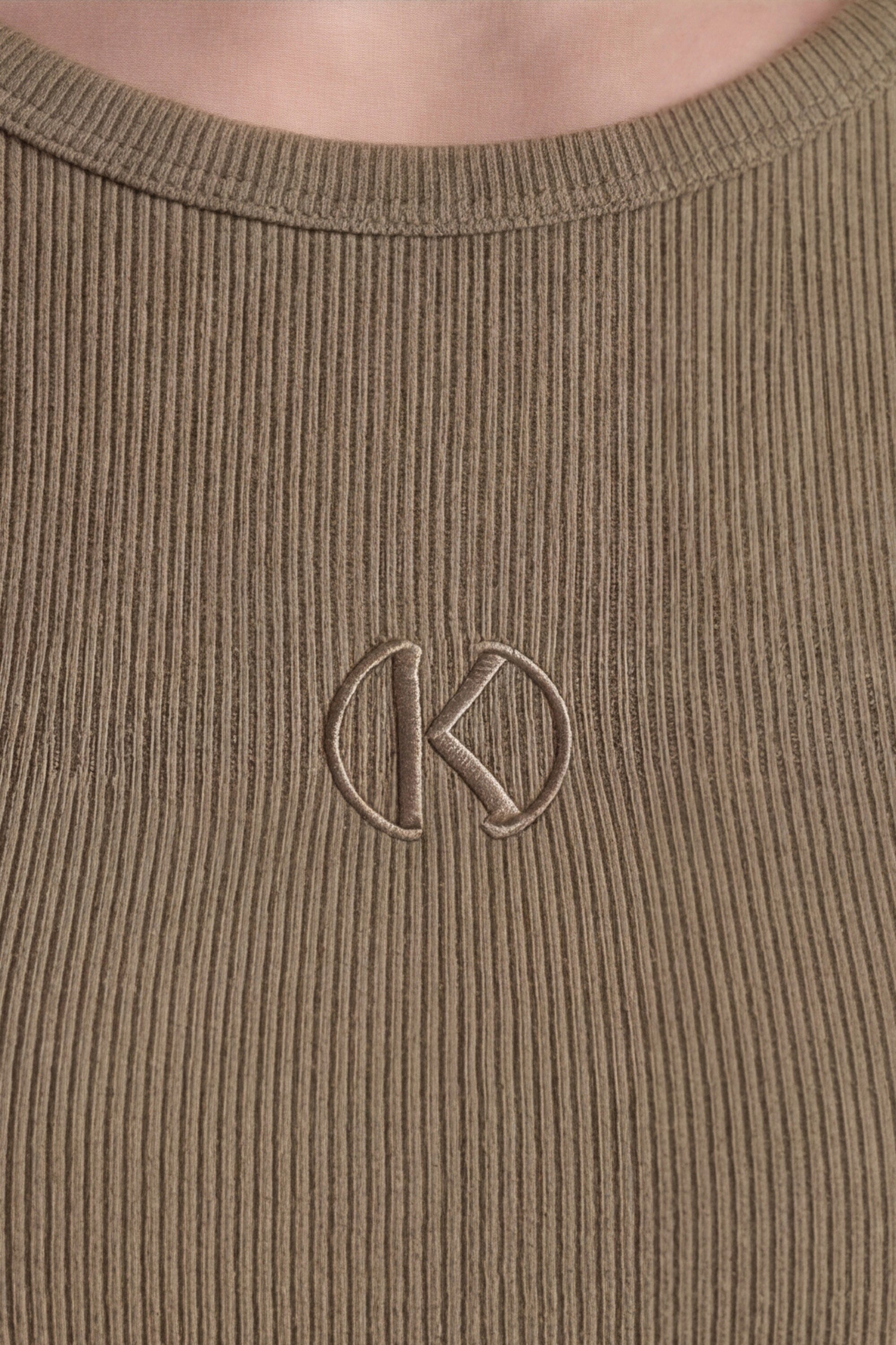 TEE SHIRT - CARISSA - OLIVE TEE SHIRT NEW KOOKAI Mode Kookai