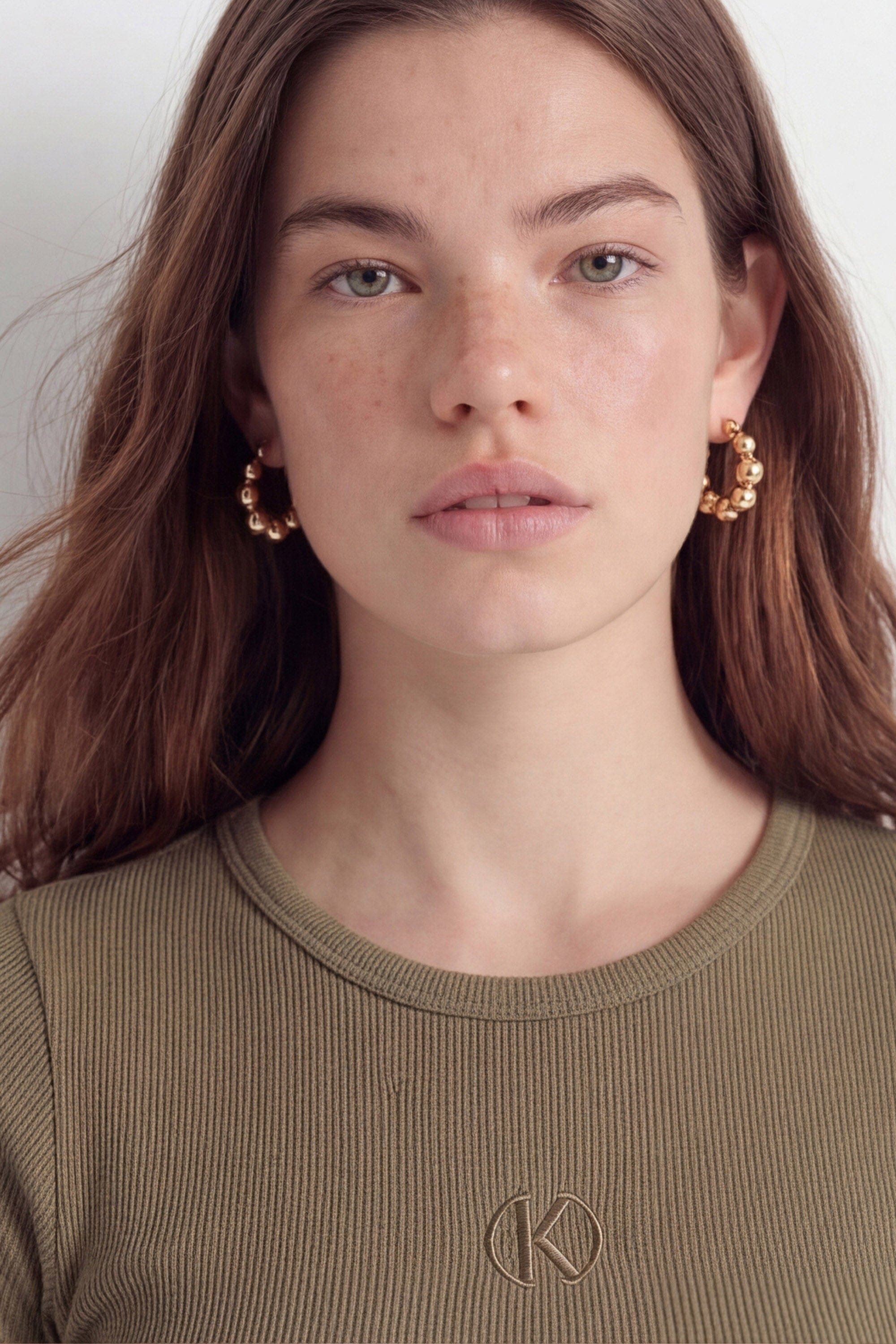 TEE SHIRT - CARISSA - OLIVE TEE SHIRT NEW KOOKAI Mode Kookai