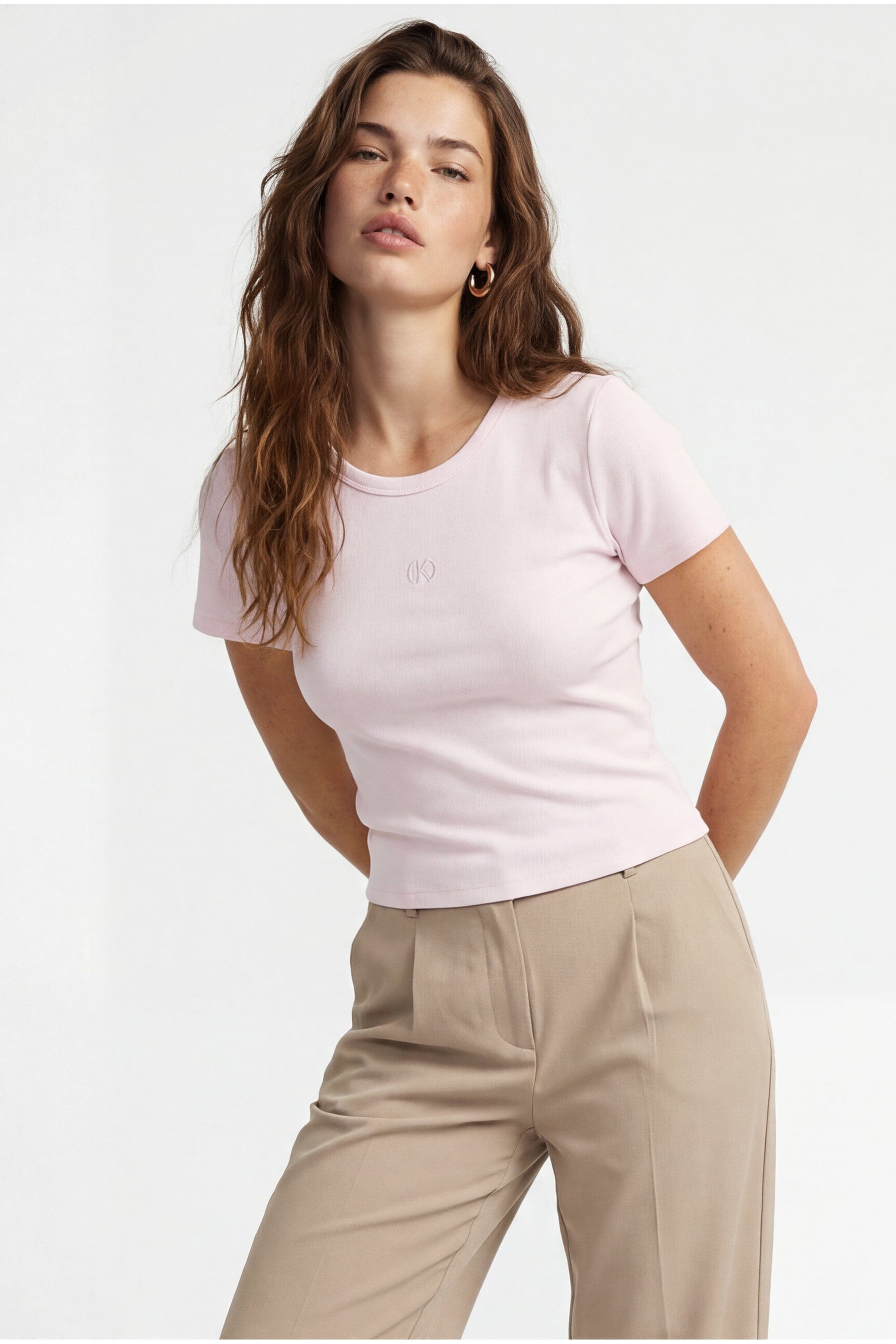 TEE SHIRT - CARISSA - ROSE TEE SHIRT NEW KOOKAI Mode Kookai