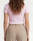 TEE SHIRT - CARISSA - ROSE TEE SHIRT NEW KOOKAI Mode Kookai