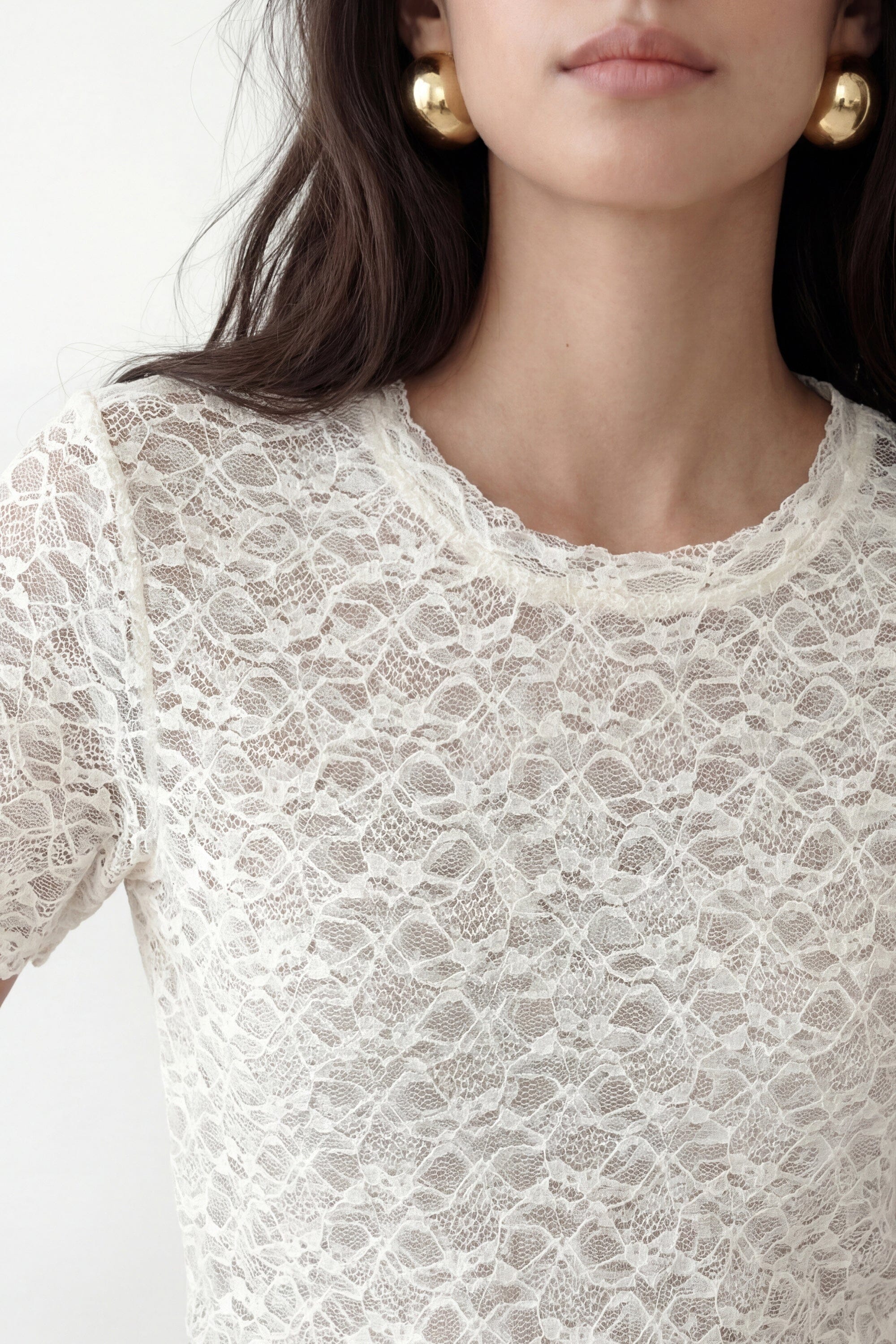 TEE SHIRT - CATE - ECRU TEE SHIRT NEW KOOKAI Mode Kookai