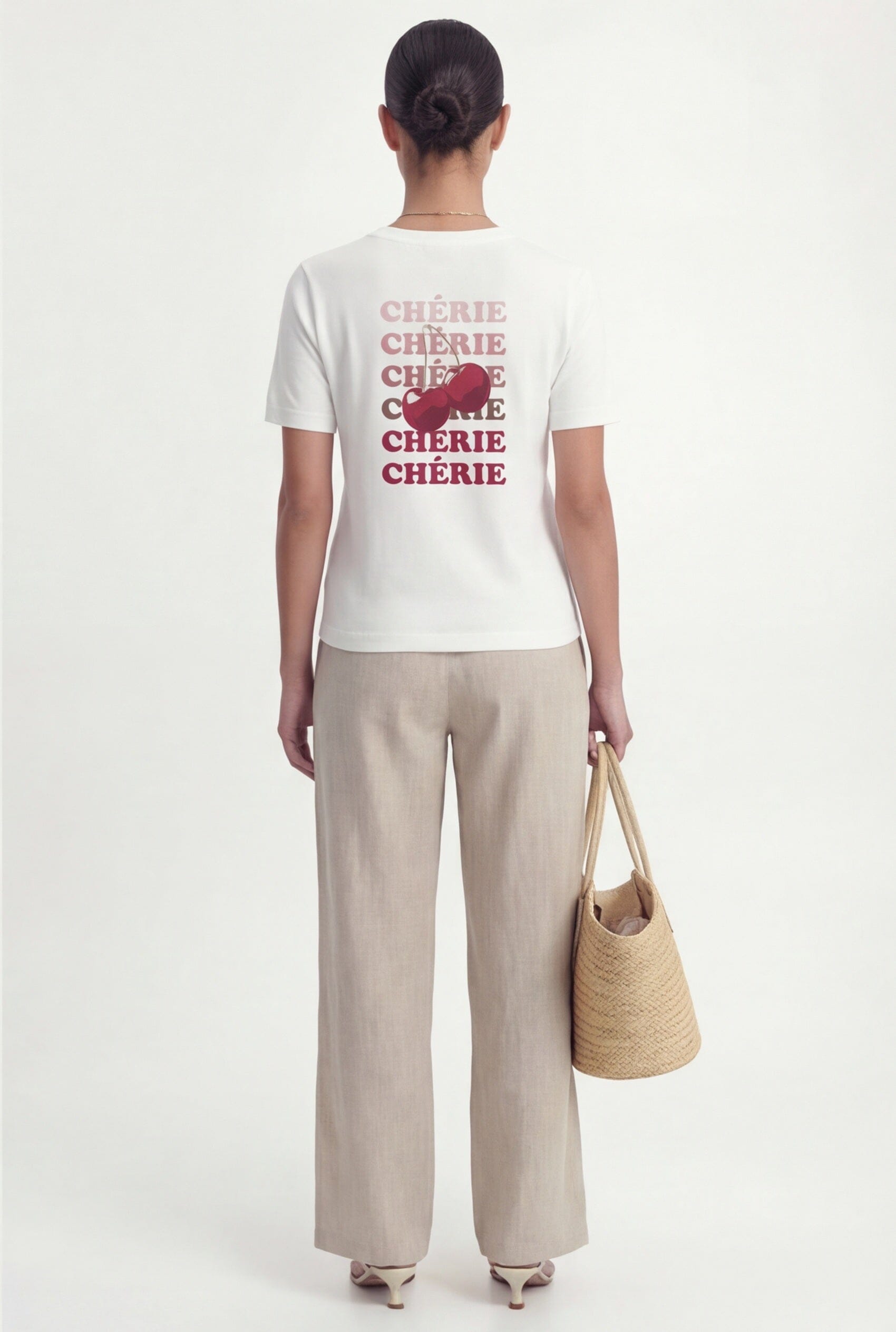 TEE-SHIRT - CHERIE - ECRU TEE SHIRT NEW KOOKAI Mode Kookai