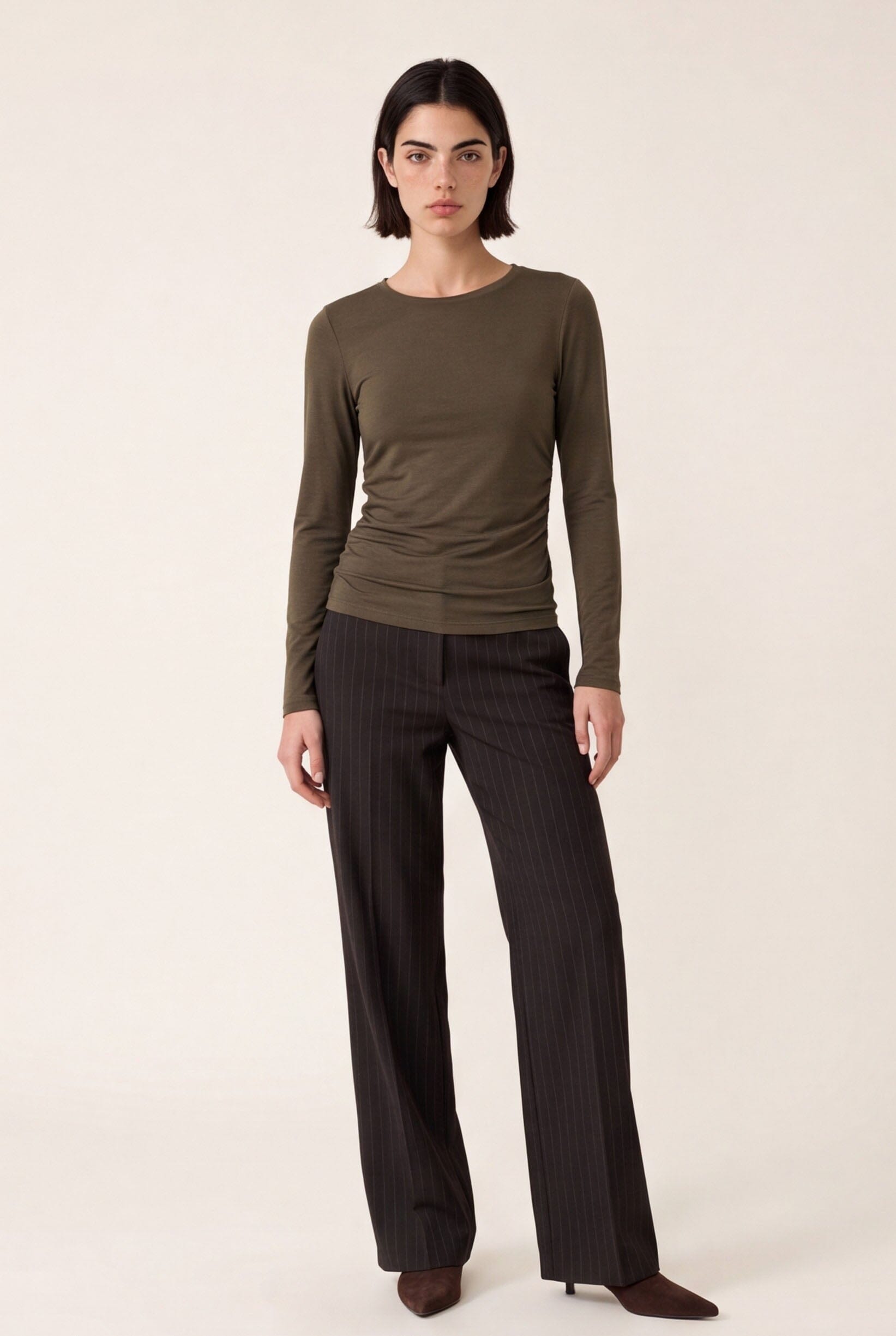 TEE-SHIRT - CLAREN - KHAKI TEE SHIRT NEW KOOKAI Mode Kookai