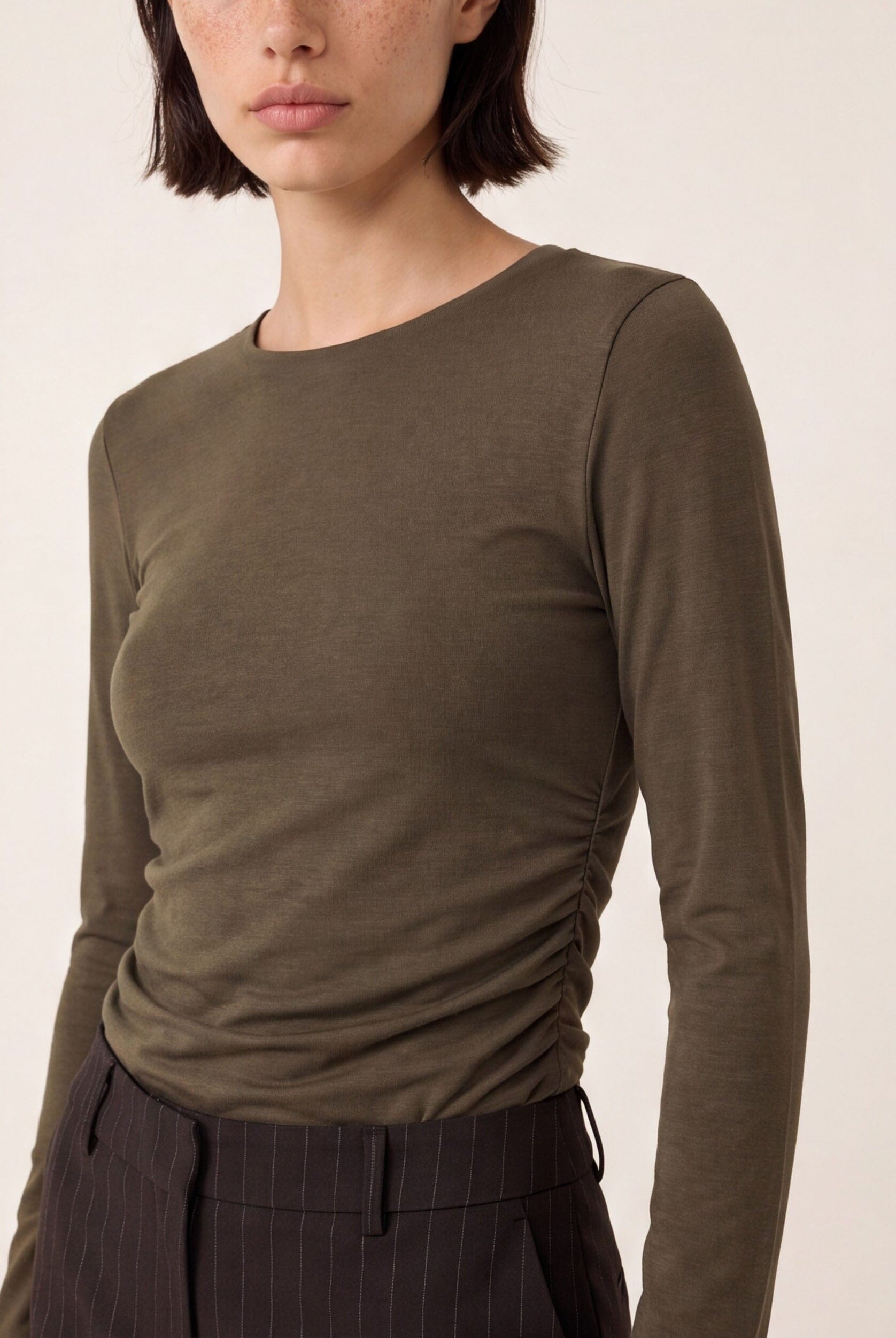 TEE-SHIRT - CLAREN - KHAKI TEE SHIRT NEW KOOKAI Mode Kookai