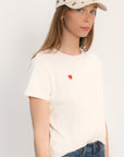TEE SHIRT - COEUR - BLANC TEE SHIRT KOOKAI Mode Kookai