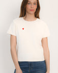 TEE SHIRT - COEUR - BLANC TEE SHIRT KOOKAI Mode Kookai