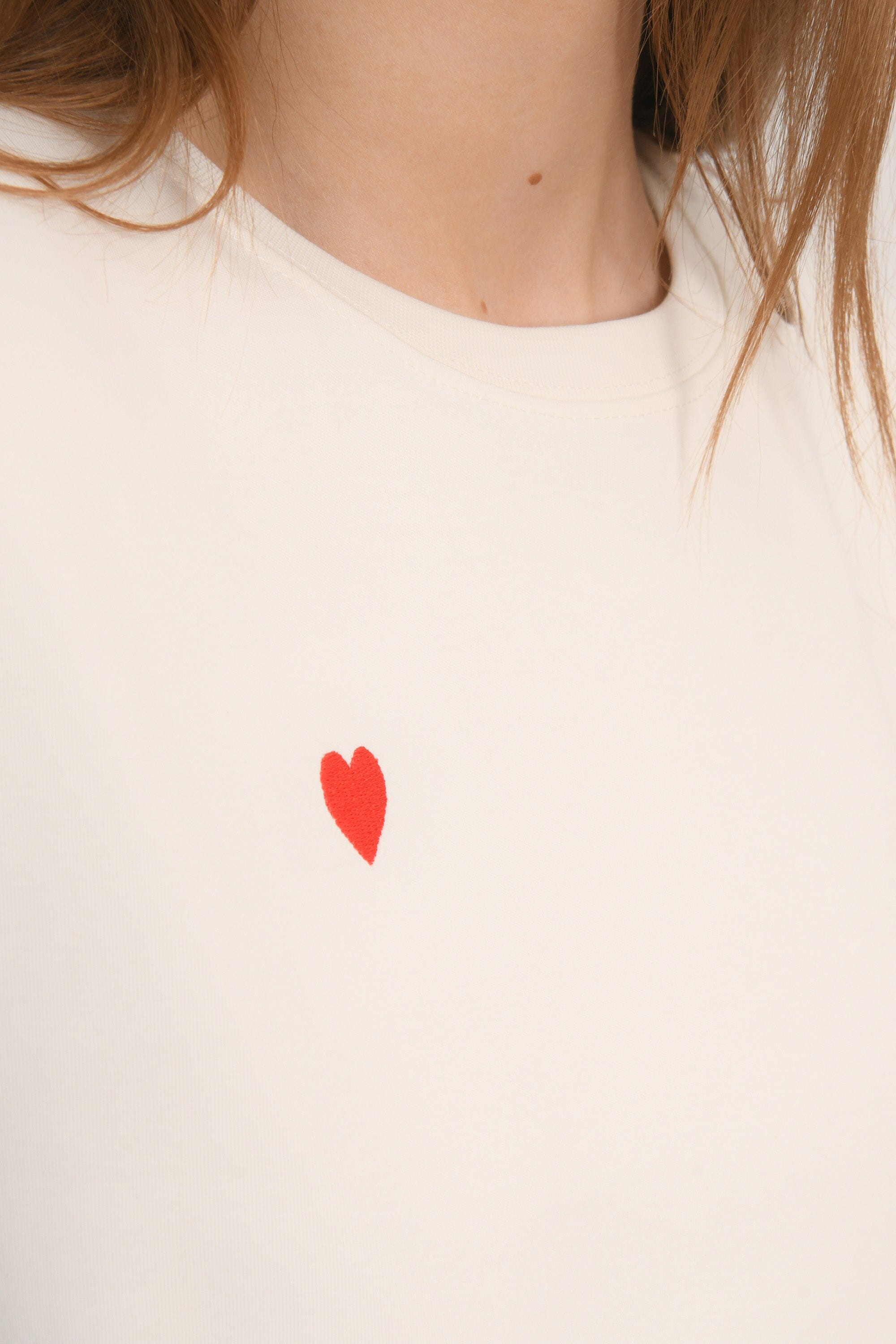 TEE SHIRT - COEUR - BLANC TEE SHIRT KOOKAI Mode Kookai