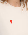 TEE SHIRT - COEUR - BLANC TEE SHIRT KOOKAI Mode Kookai