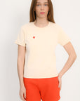TEE SHIRT - COEUR - CREME TEE SHIRT KOOKAI Mode Kookai