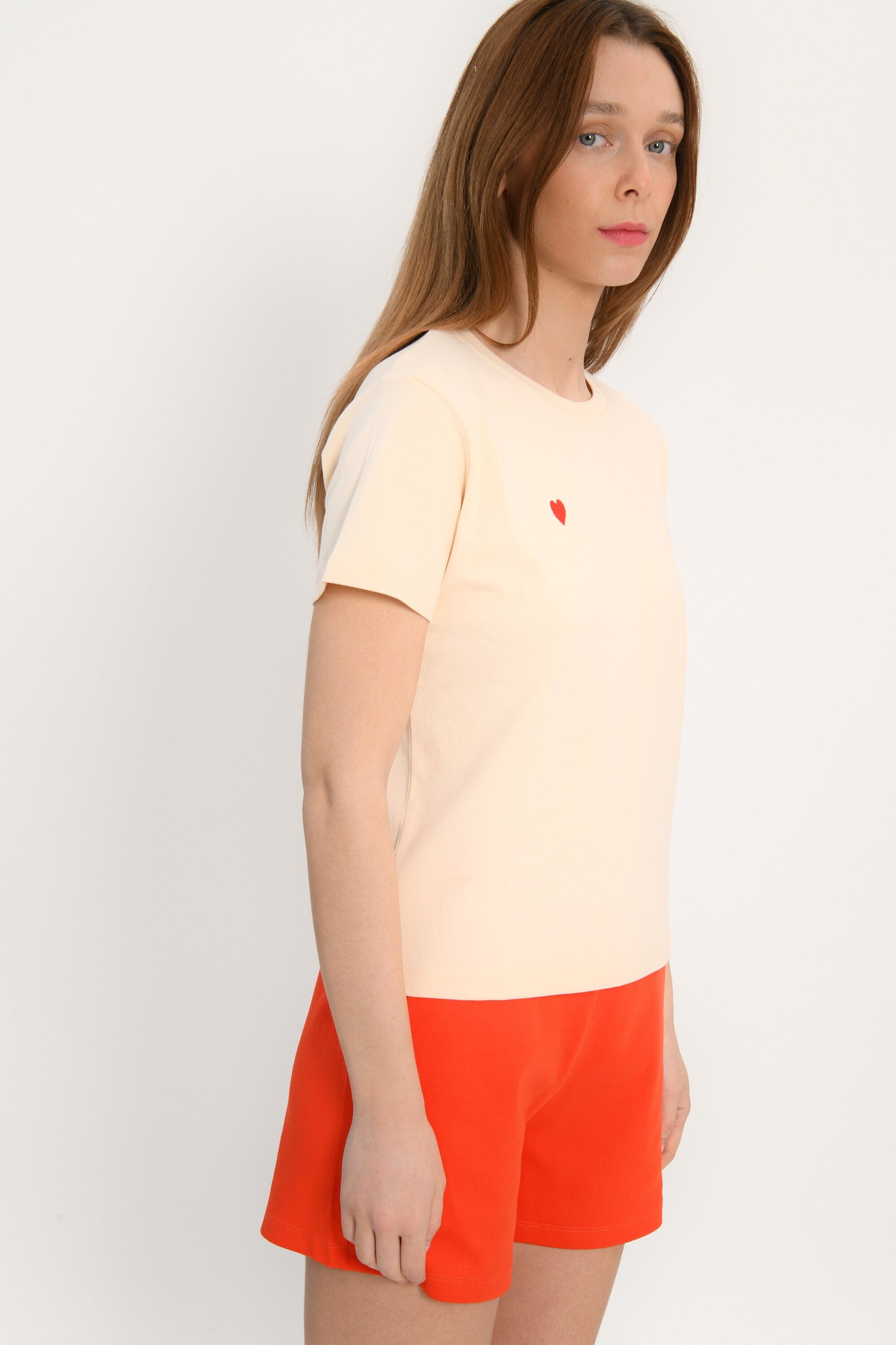 TEE SHIRT - COEUR - CREME TEE SHIRT KOOKAI Mode Kookai