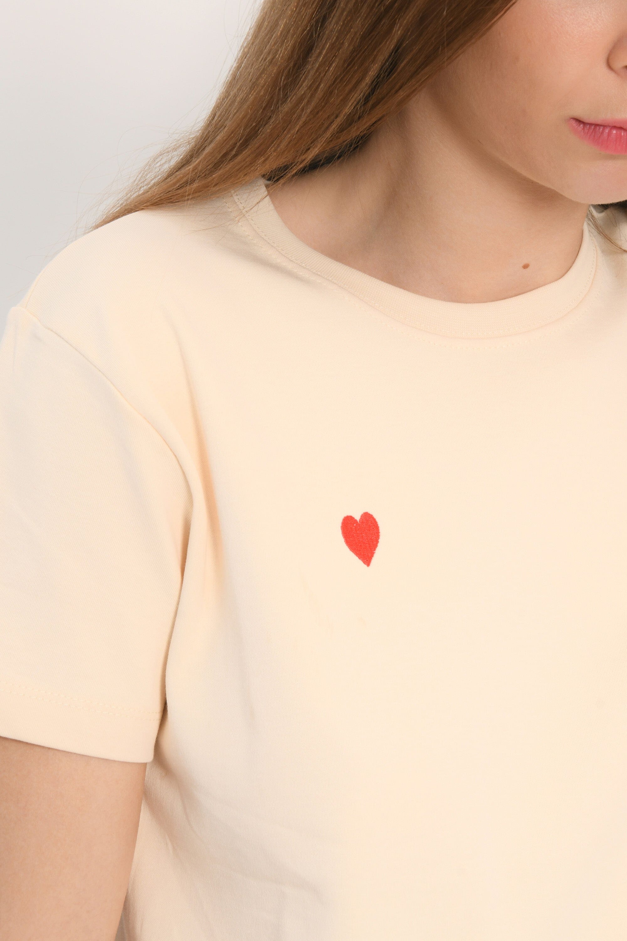 TEE SHIRT - COEUR - CREME TEE SHIRT KOOKAI Mode Kookai