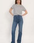 TEE SHIRT COEUR - MARINIER - ÉCRU/NAVY TEE SHIRT KOOKAI Mode Kookai
