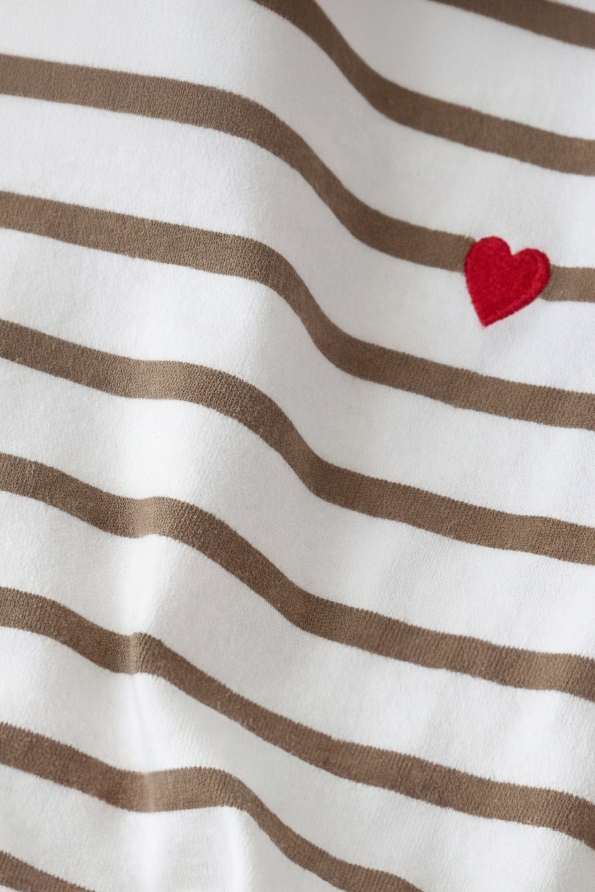 TEE SHIRT - COEUR MARINIERE - ECRU/CANNELLE TEE SHIRT NEW KOOKAI Mode Kookai