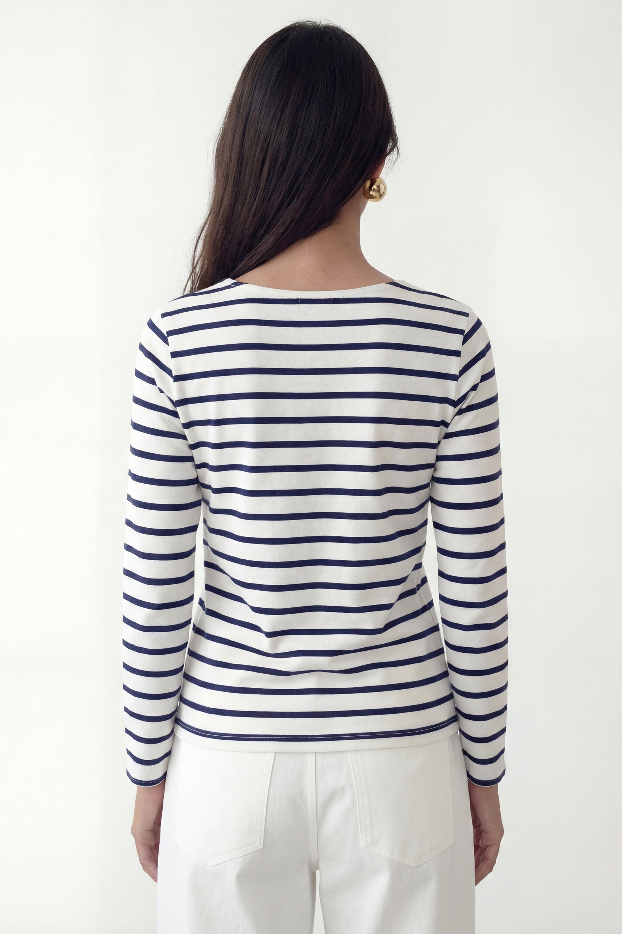 TEE SHIRT - COEUR MARINIERE - ECRU/MARINE TEE SHIRT NEW KOOKAI Mode Kookai