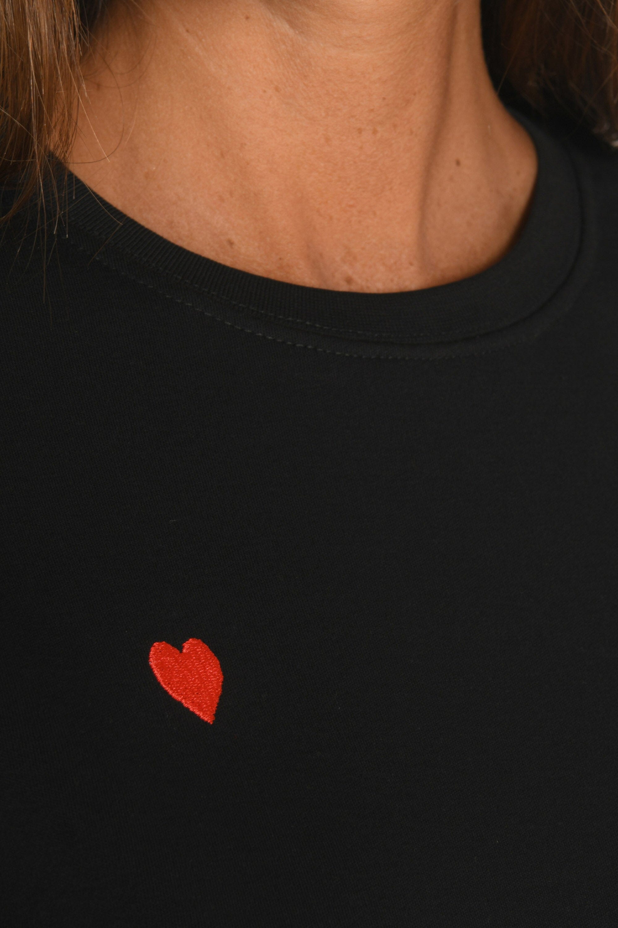 TEE SHIRT - COEUR - NOIR TEE SHIRT KOOKAI Mode Kookai