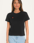 TEE SHIRT - COEUR - NOIR TEE SHIRT KOOKAI Mode Kookai