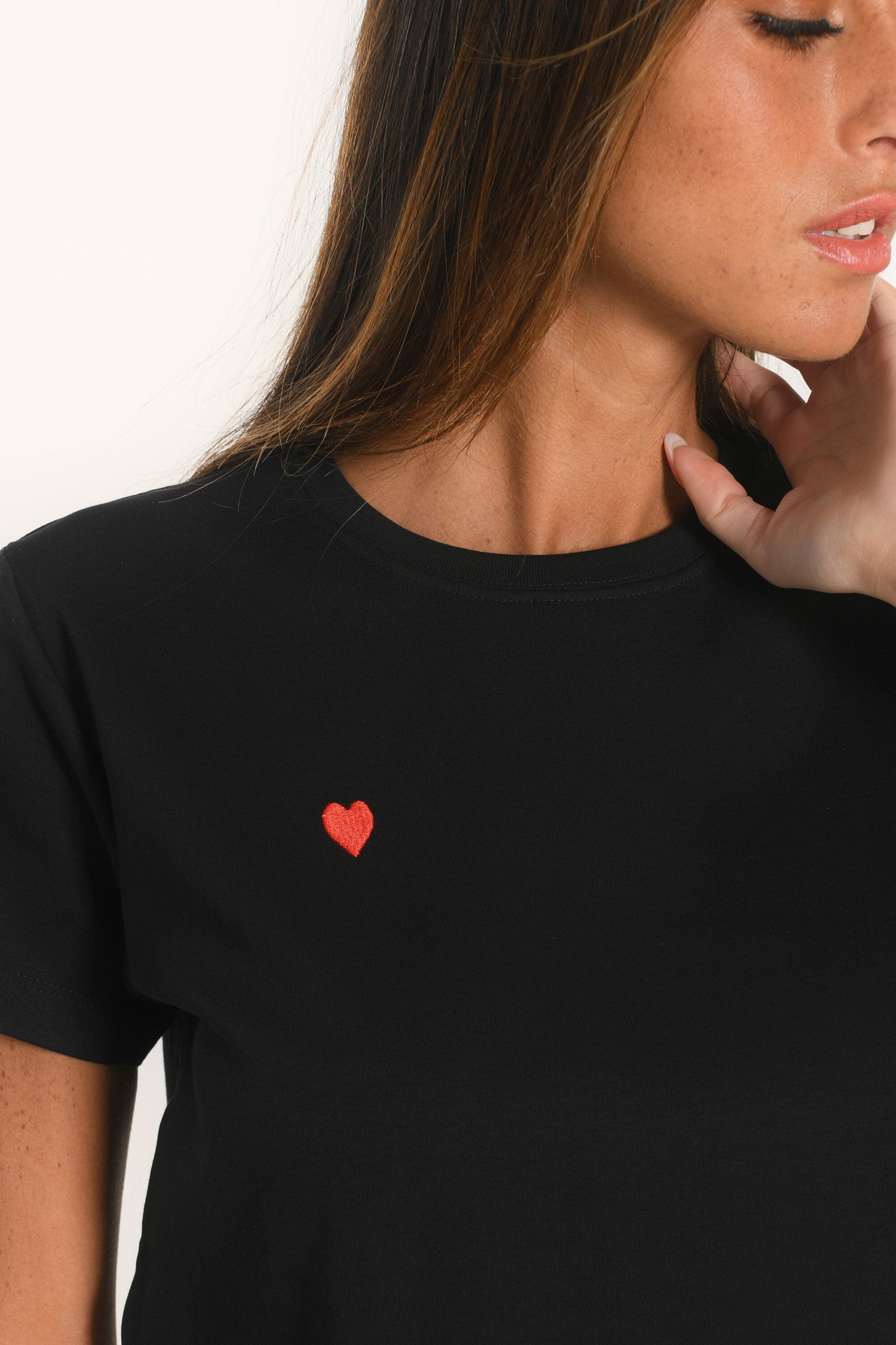 TEE SHIRT - COEUR - NOIR TEE SHIRT KOOKAI Mode Kookai