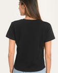 TEE SHIRT - COEUR - NOIR TEE SHIRT KOOKAI Mode Kookai
